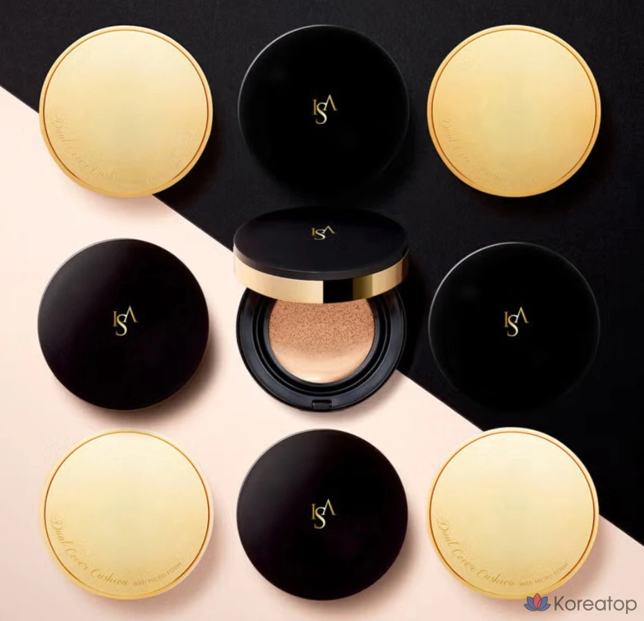 Кушон Isa Knox Dual Cover Cushion Special + Refill, оттенок 23 Natural Beige, 15 г, 1 шт.
