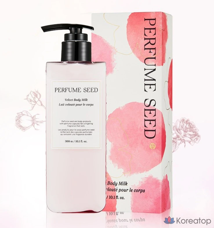 Молочко для тела The Face Shop Perfume Seed Velvet Body Milk, 300 мл, 1 шт.