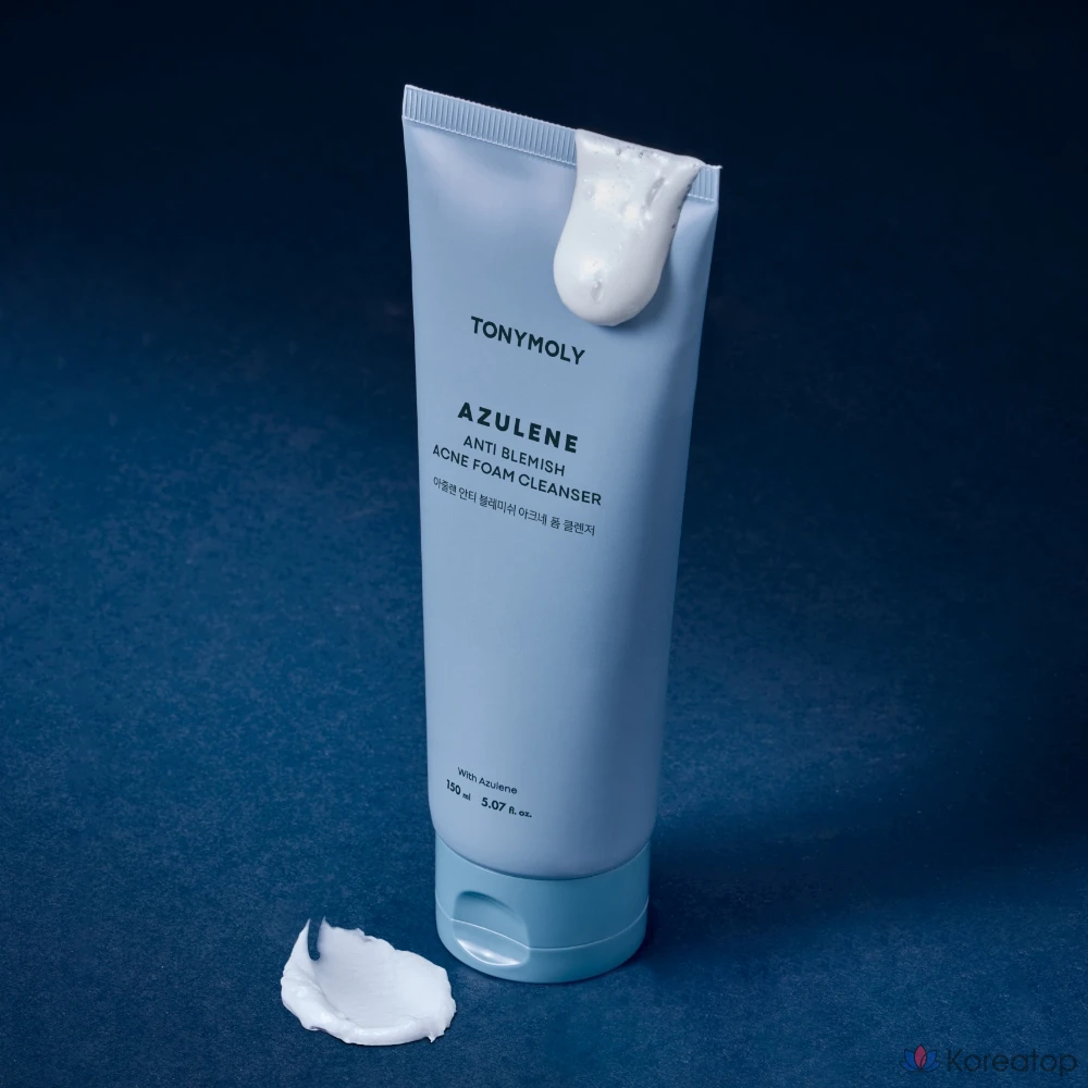 Пенка для умывания Tony Moly Azulene Anti-Blemish Acne Foam Cleanser, 150 мл, 1 шт.