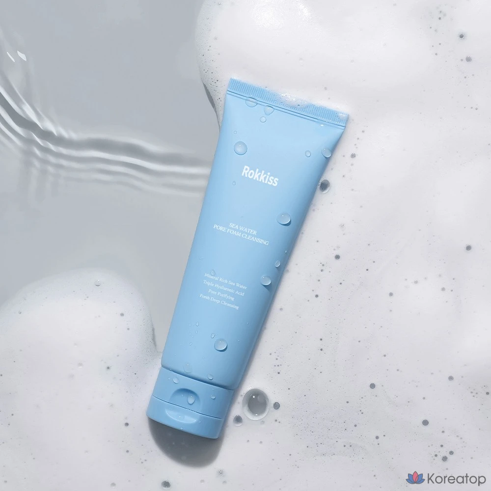 Пенка для умывания Rokkiss Sea Water Pore Foam Cleansing, 120 мл, 1 шт.