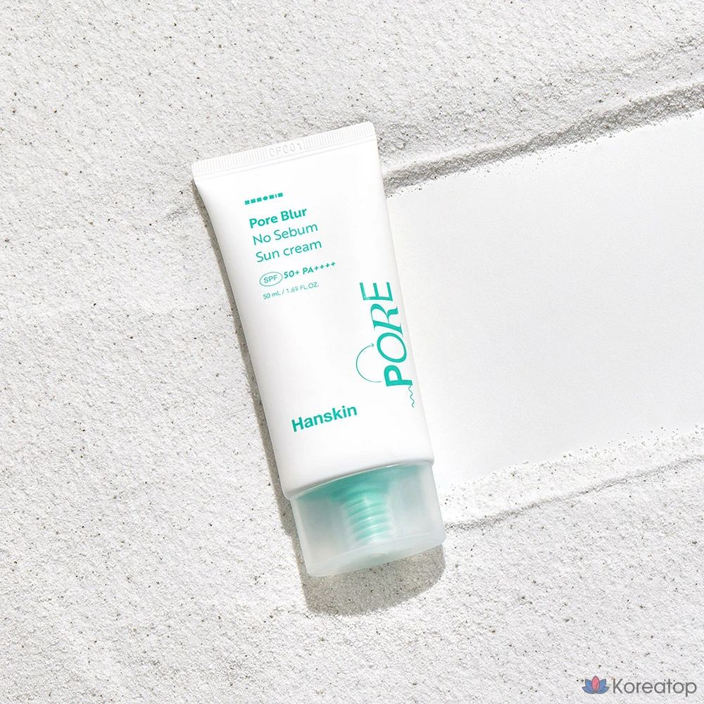 Солнцезащитный крем HANSKIN Pore Blur No Sebum Sun Cream SPF50+ PA++++, 50 мл, 1 шт.