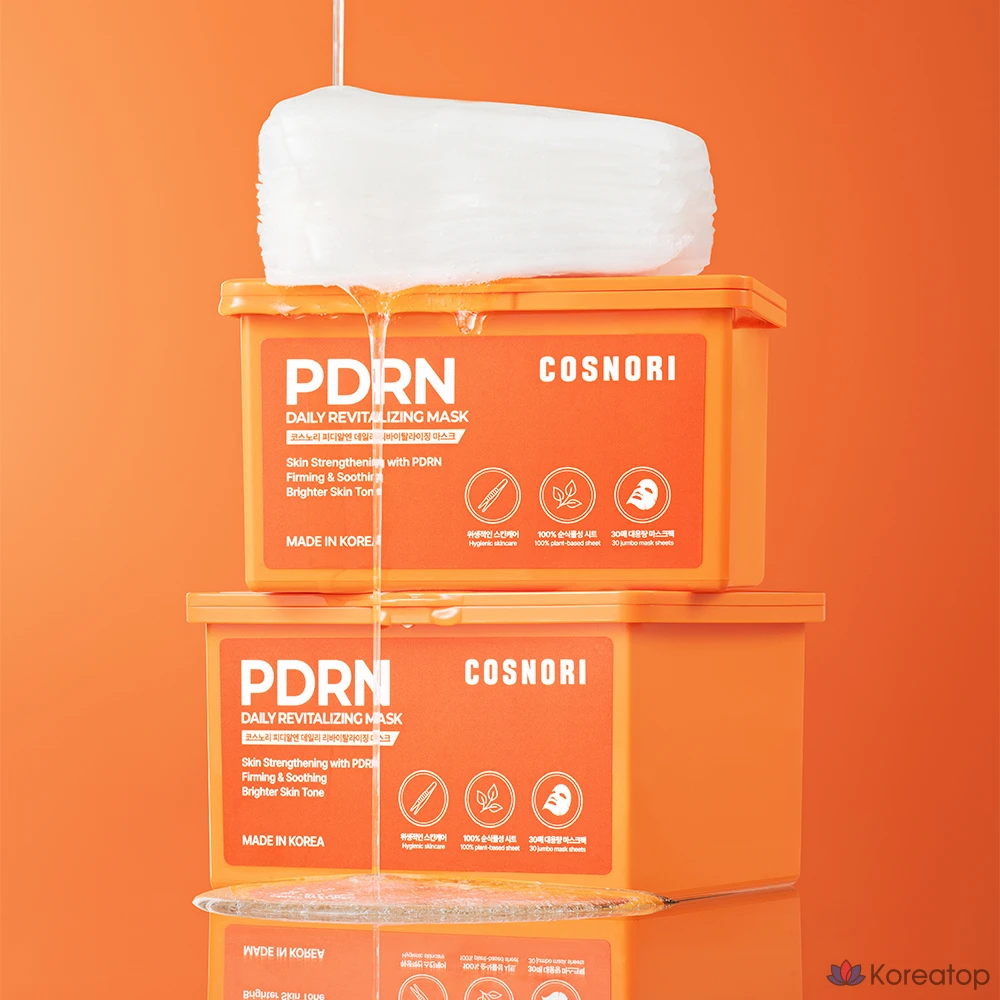 Тканевая маска для лица Cosnori PDRN Daily Revitalizing Mask, 350 мл, 30 шт.
