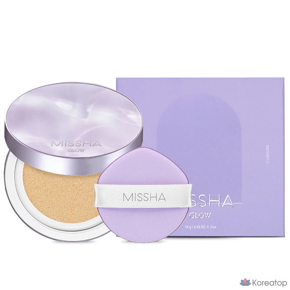 Кушон Missha Glow Layering Fit Cushion, оттенок 17 Ivory, 14 г, 1 шт.
