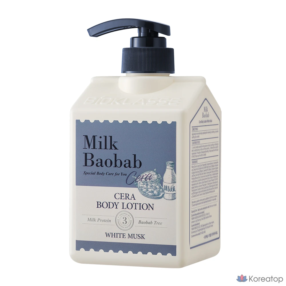 Лосьон для тела Milk Baobab Cera Body Lotion White Musk, 600 мл, 1 шт.