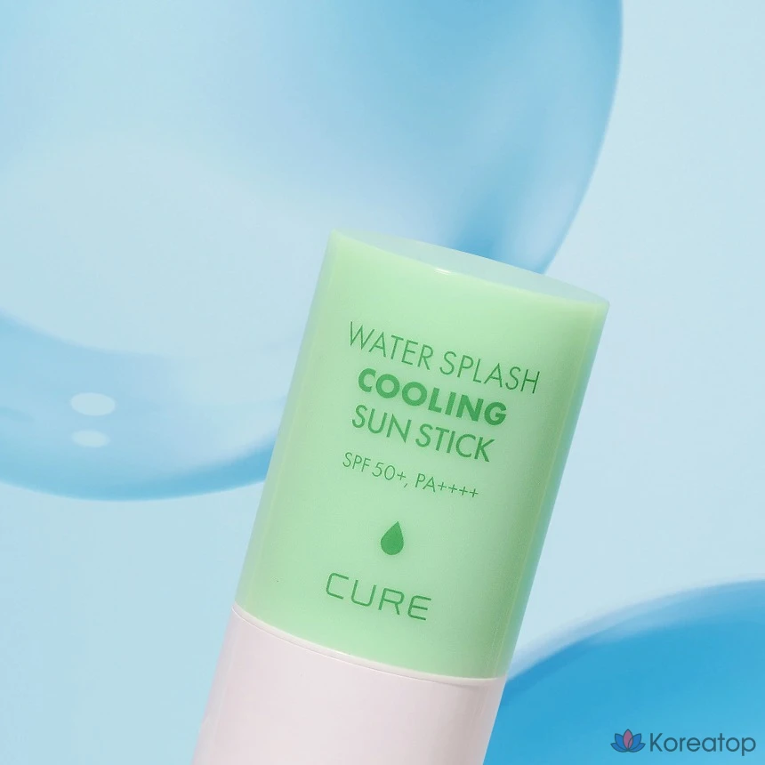 Солнцезащитный стик KIM JEONG MOON Aloe Cure Water Splash Cooling Sun Stick SPF50+ PA++++, 100 мл, 23 г, 1 шт.