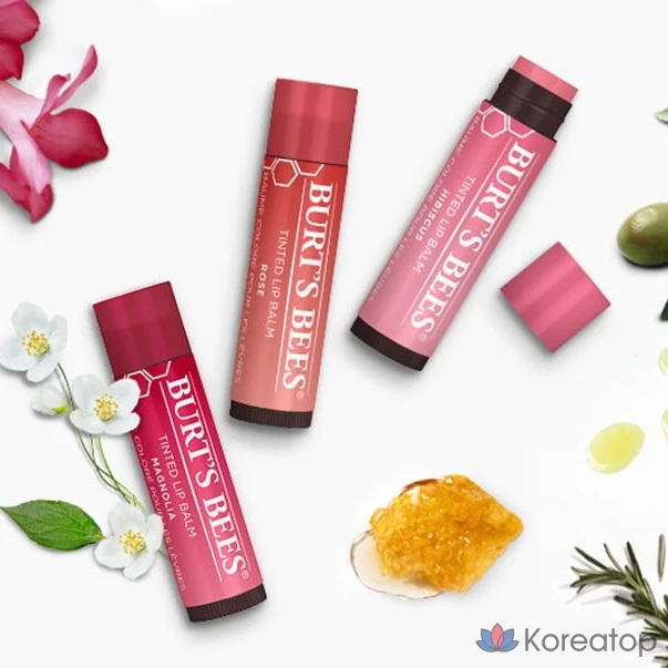 Тинт-бальзам для губ Burt's Bees Tinted Lip Balm, оттенок Rose, 4.25 г, 1 шт.