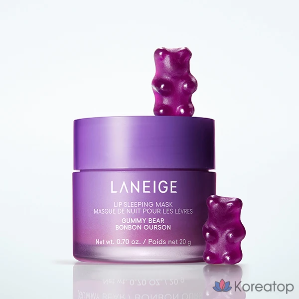 Бальзам для губ LANEIGE Lip Sleeping Mask EX, оттенок Gummy Bear, 20 г, 1 шт.