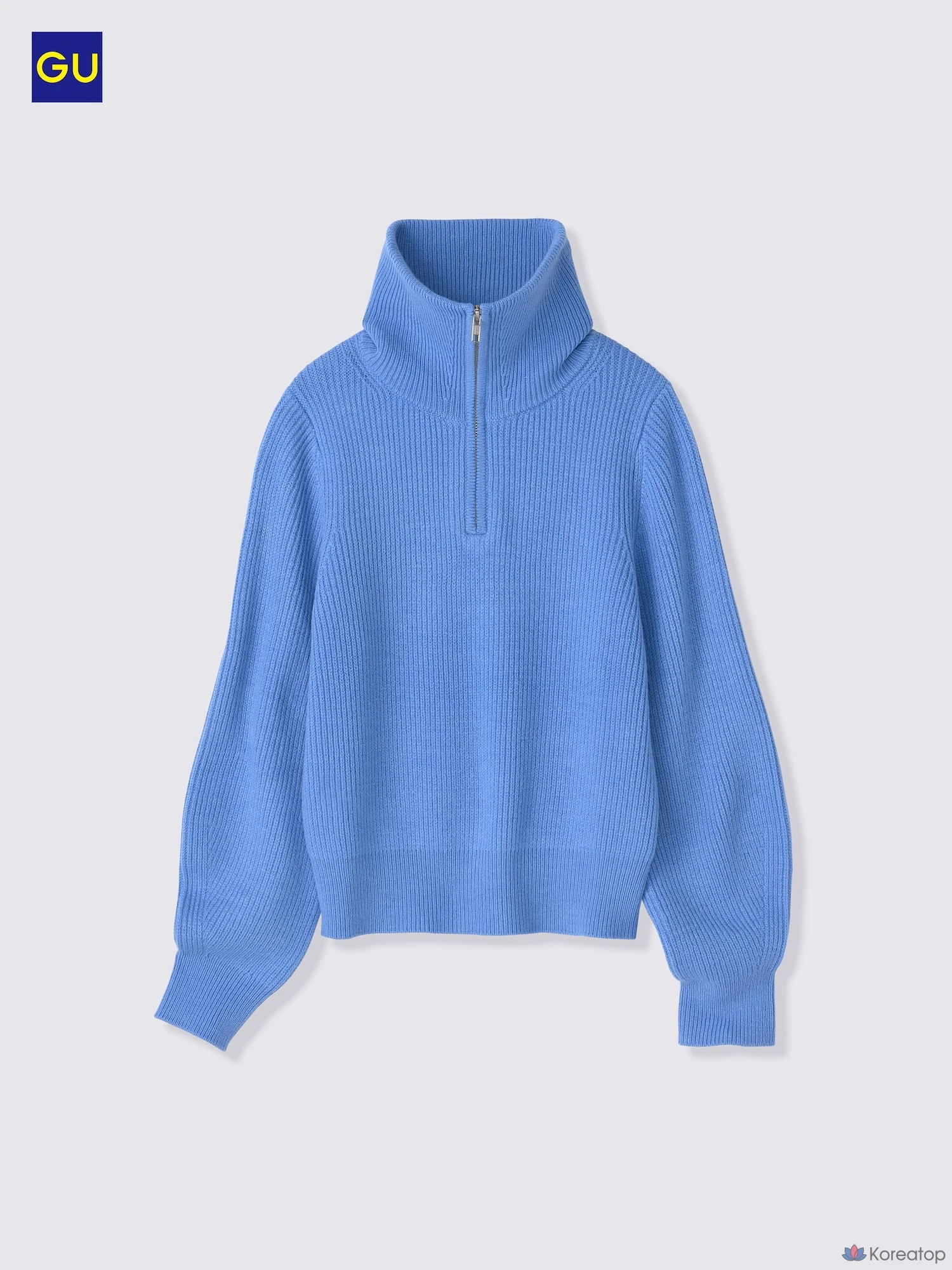 Свитер Uniqlo Rib Stitch Half Zip Sweater