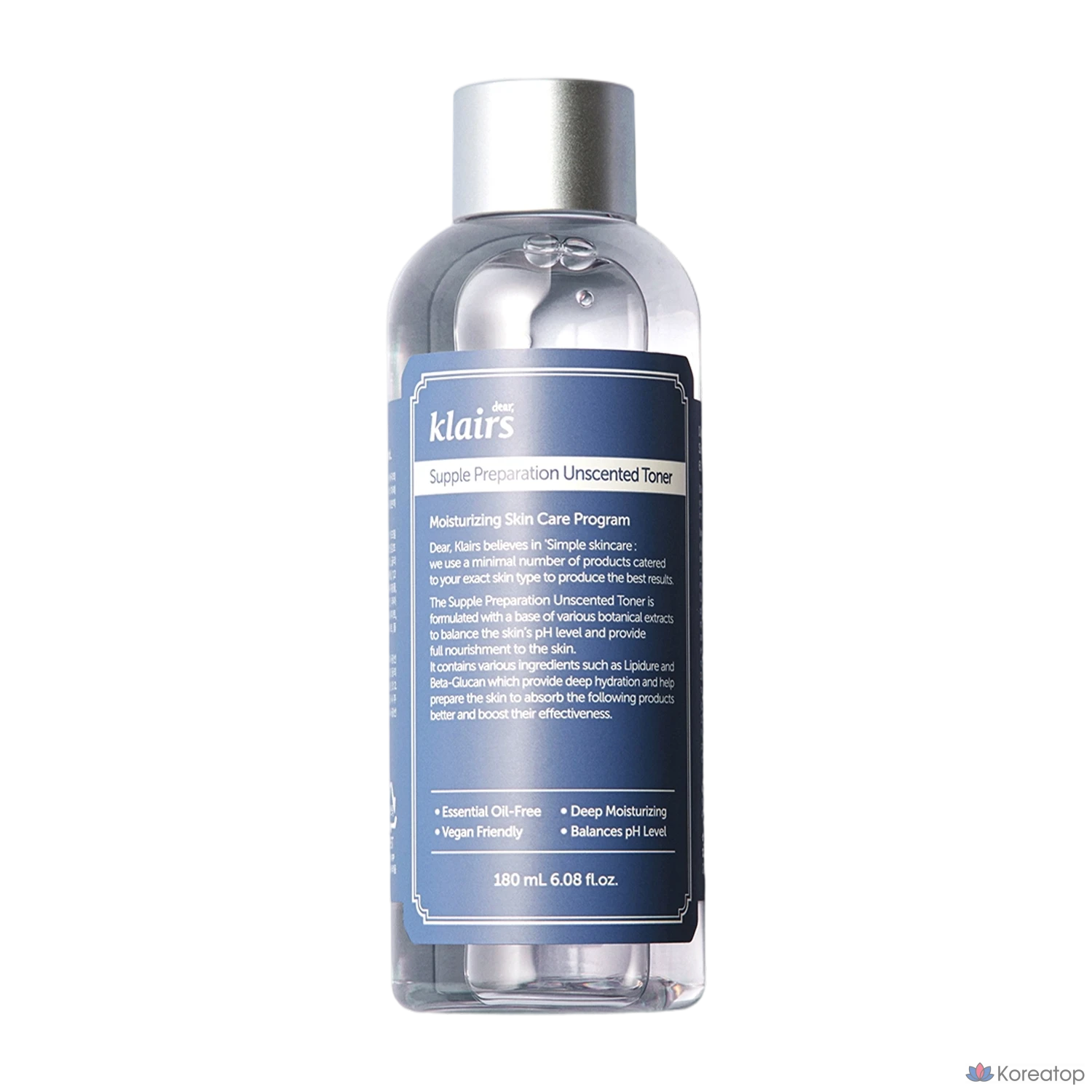Тонер Dear, Klairs Supple Preparation Unscented Toner, 180 мл, 1 шт.