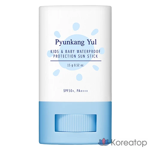 Солнцезащитный стик Pyunkang Yul Kids &amp; Baby Waterproof Protection Sun Stick SPF50+ PA++++, 15 г, 1 шт.