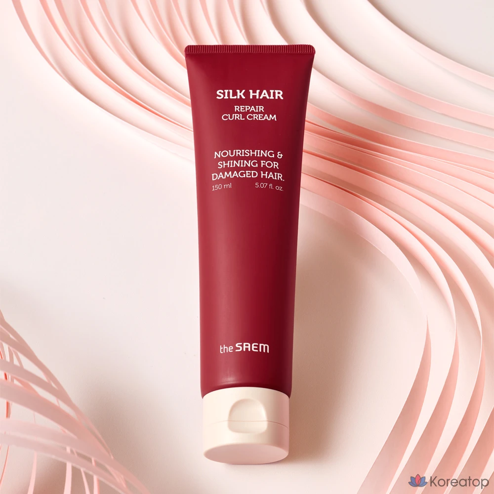 Крем для волос The Saem Silk Hair Repair Curl Cream, 150 мл, 1 шт.