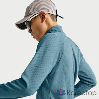 Лонгслив на молнии мужской Nike Stride Aero Fit Half-Zip Mid Layer