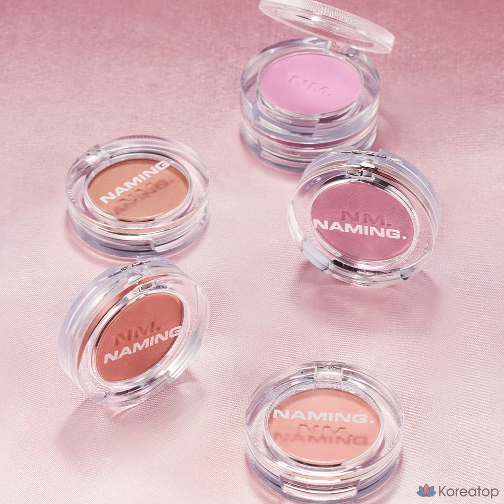 Румяна для щек NAMING Fluffy Powder Blush, оттенок Chippy, 1 шт.