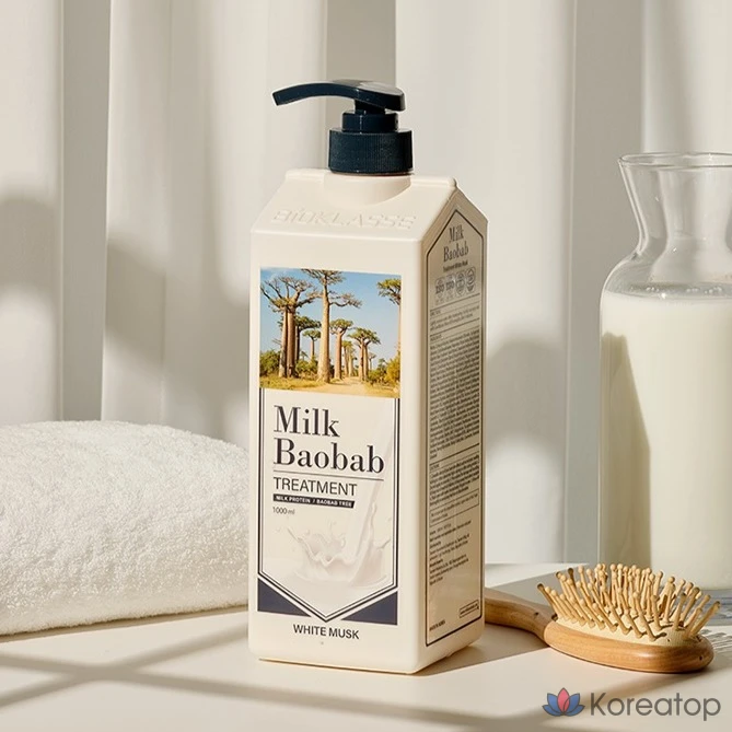 Кондиционер для волос Milk Baobab Hair Treatment, аромат White Musk, 1 л, 1 шт., фото 2