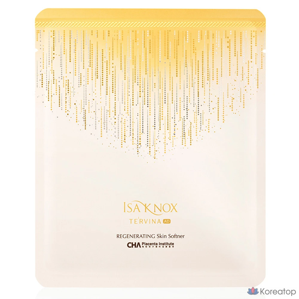 Тканевая маска для лица Isa Knox Terbina AD Regenerating Gold Ampoule Mask, 1 шт.
