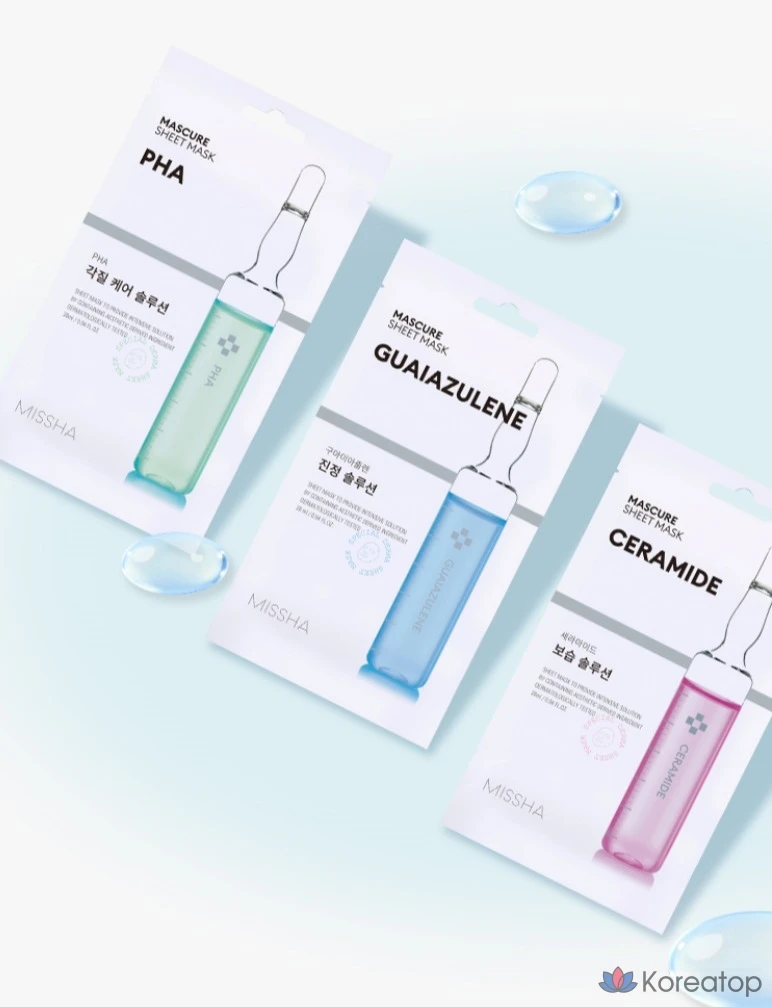 Тканевая маска для лица Missha MasCure Sheet Mask Moisture Solution, 60 шт., фото 2