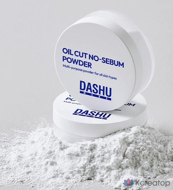 Пудра для лица DASHU Men's Oil Cut No Sebum Powder, оттенок White, 5 г, 1 шт.