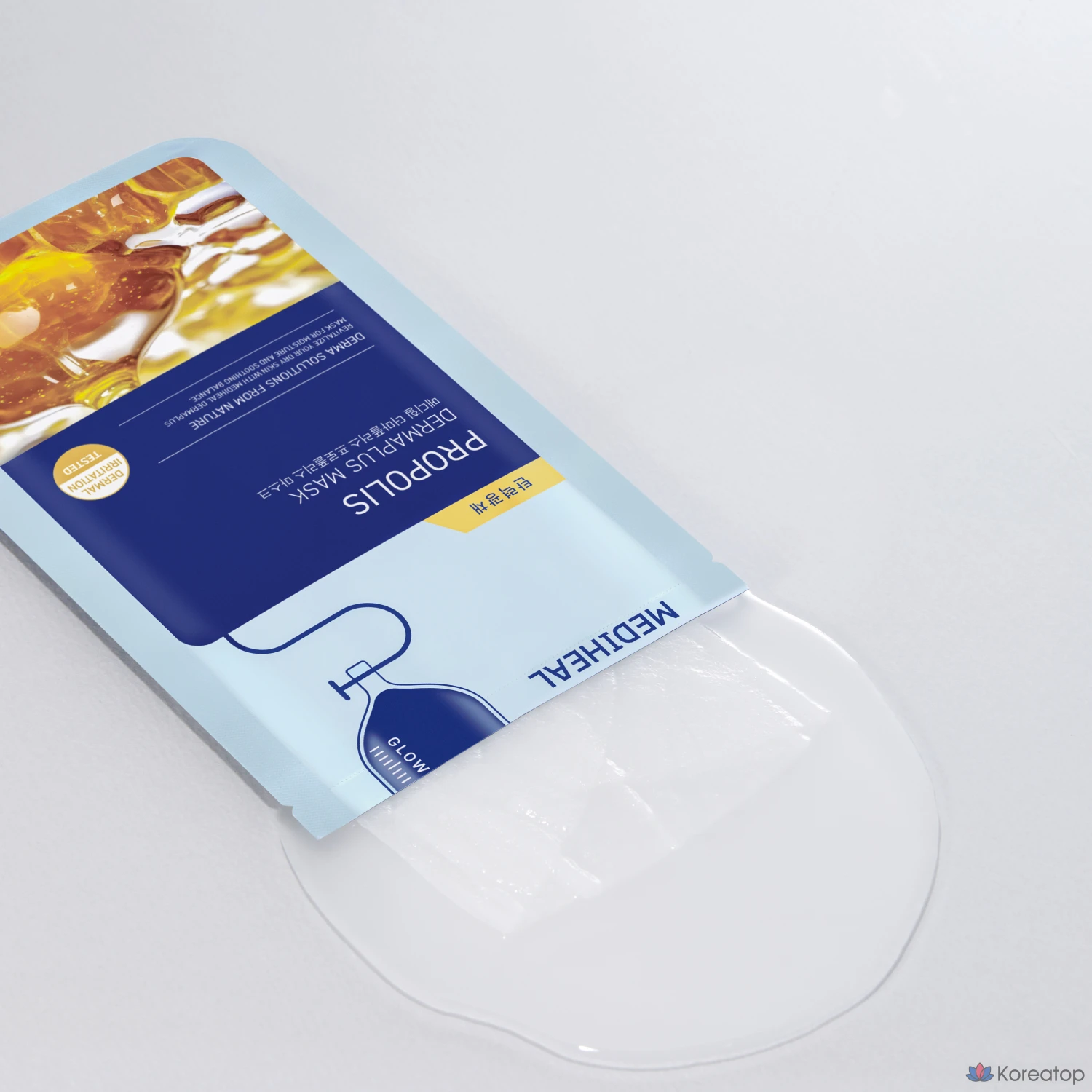 Тканевая маска для лица MEDIHEAL Derma Plus Propolis Mask, 10 шт.