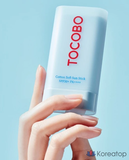Солнцезащитный стик Tocobo Cotton Soft Sun Stick SPF50+ PA++++, 19 г, 1 шт.