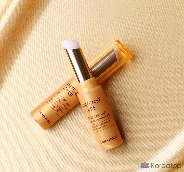 Бальзам для губ Tony Moly Intense Care Gold 24K Snail Treatment Stick, 3.5 г, 1 шт.