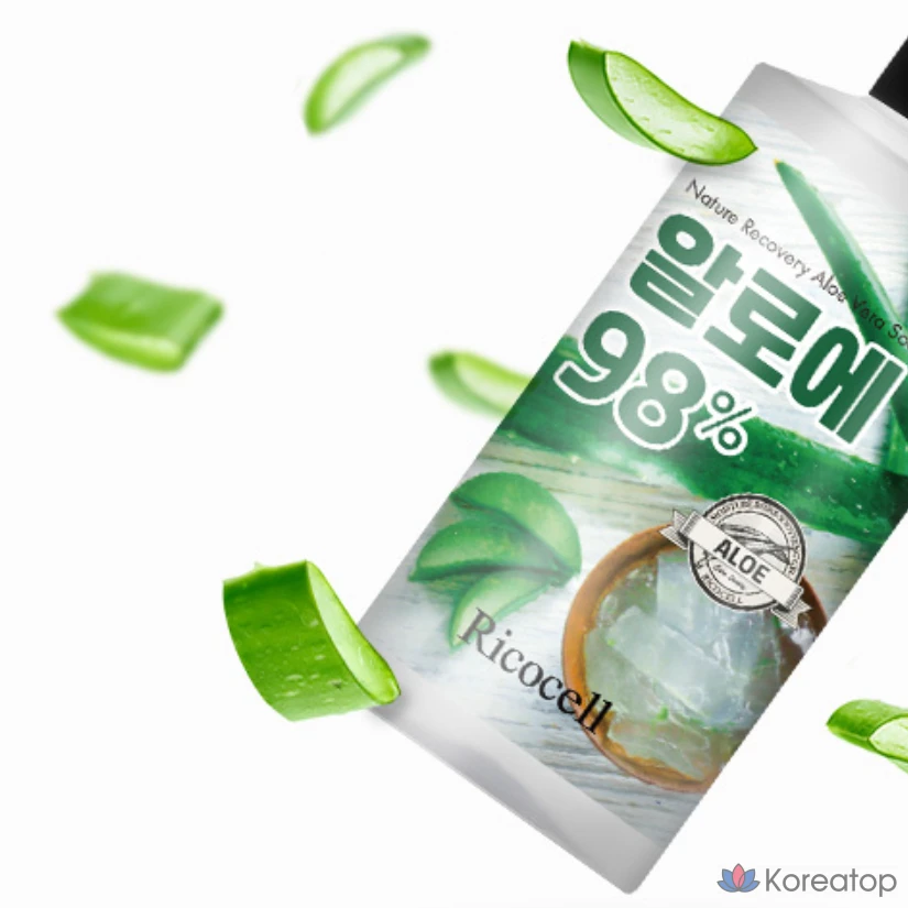 Успокаивающий гель с алоэ Ricocell Nature Recovery Aloe Soothing Gel EX, 1 л, 1 шт.