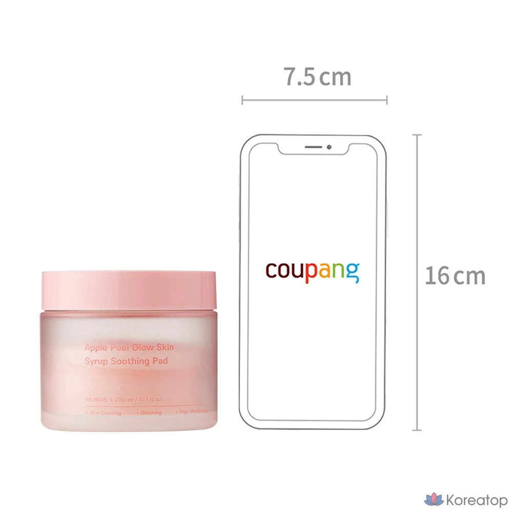 Пилинг-пэды Sungboon Editor Apple Peel Smooth Glow Syrup Soothing Pad, 230 мл, 40 шт.