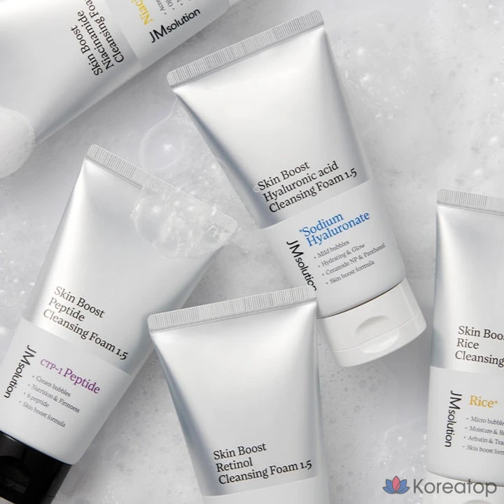 Очищающая пенка JM Solution Skin Boost Hyaluronic Acid Cleansing Foam 1.5, 150 мл, 1 шт.