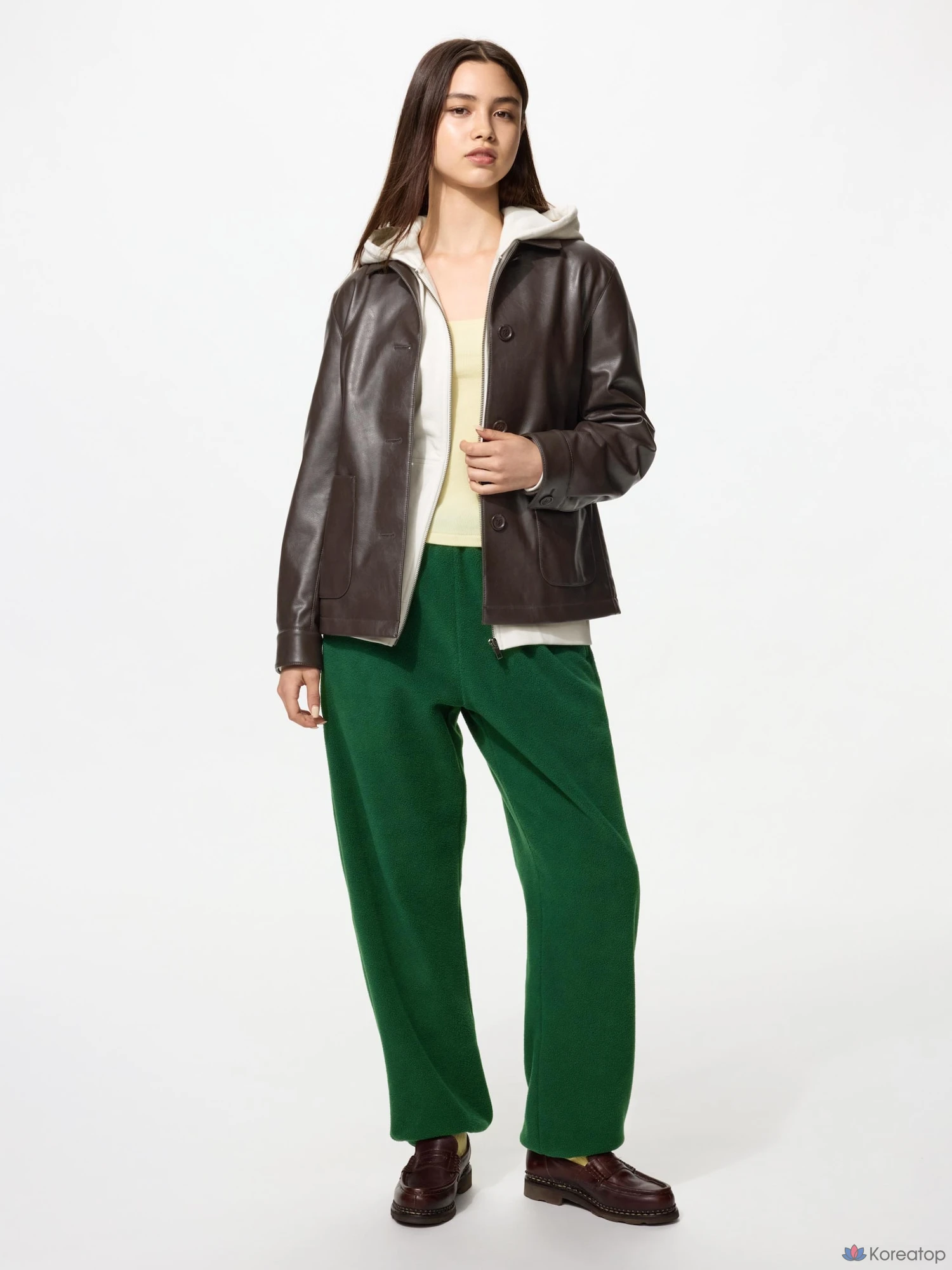 Брюки Uniqlo Fleece Jogger Pants, длина 68–74 см