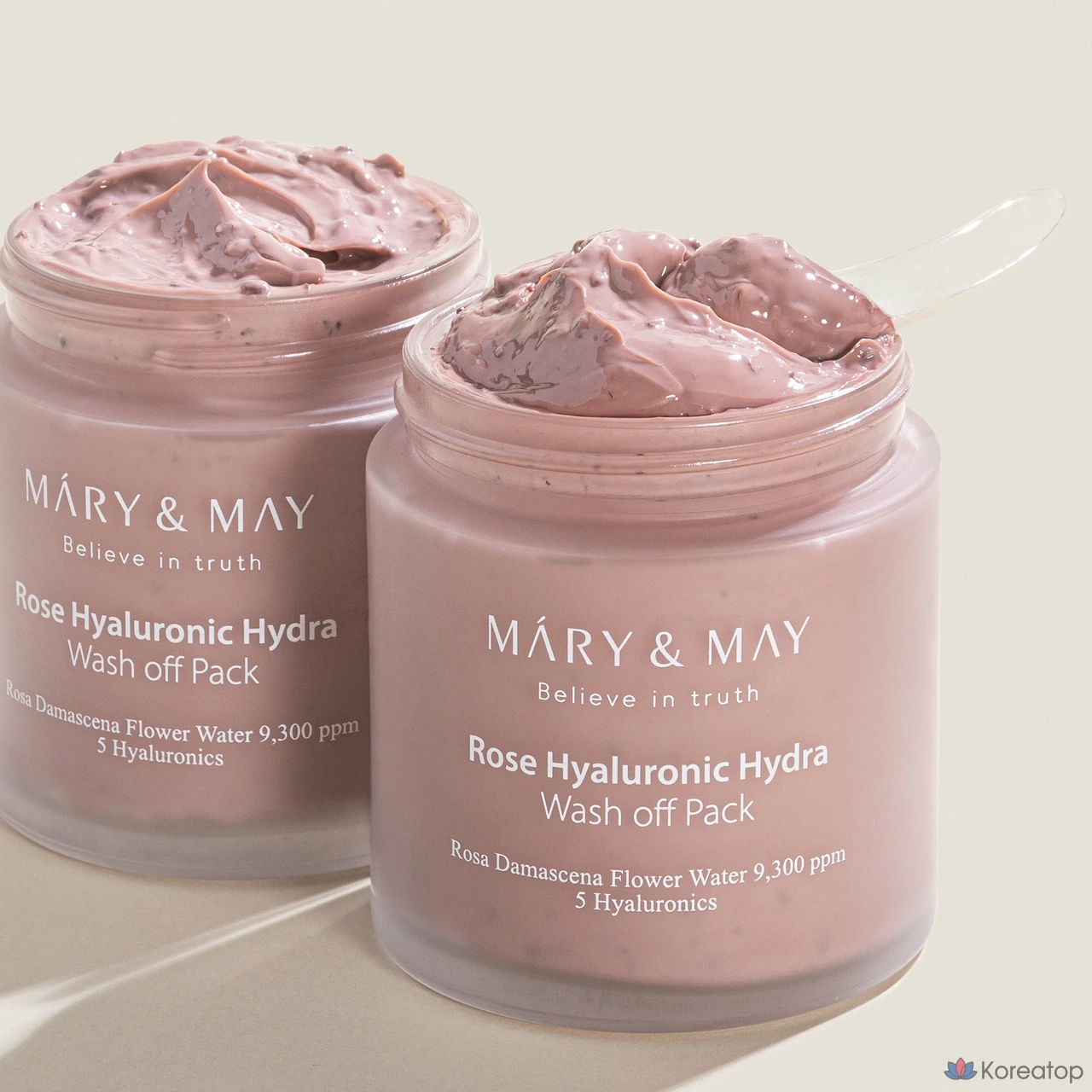 Маска для лица Mary&May Vegan Rose Hyaluronic Hydra Wash-off Mask, 125 г, 6 шт., фото 7