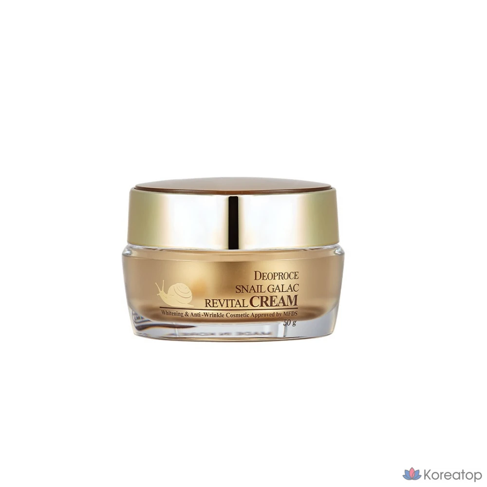 Крем Deoproce Snail Galac Revital Cream, 50 г, 1 шт.