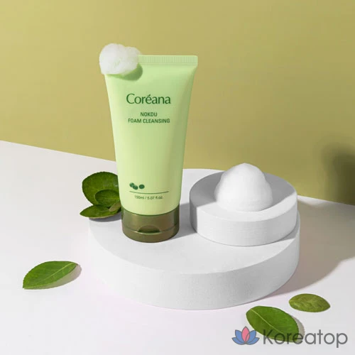 Очищающая пенка Coreana Green Bean Cleansing Foam, 150 мл, 1 шт.