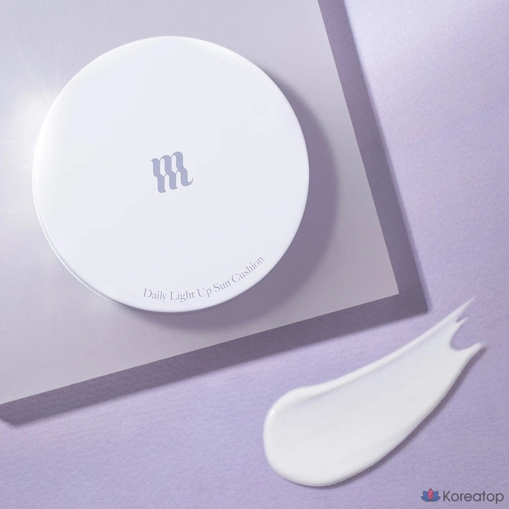 Солнцезащитный кушон MERZY Daily Light Up Sun Cushion SPF50+ PA++++, 12 г, 1 шт.