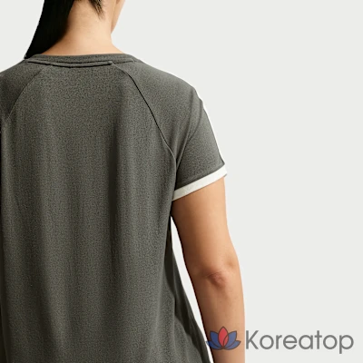 Топ женский Nike Skims Stretch Knit V-Neck Short Sleeve Top, фото 8