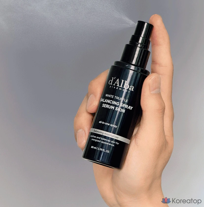 Набор для ухода d'Alba All-in-One Men's Balancing Spray Serum Skin 3-piece Set (Spray Serum 80 мл x 3 шт. + Foam Cleanser 80 мл), 1 шт.