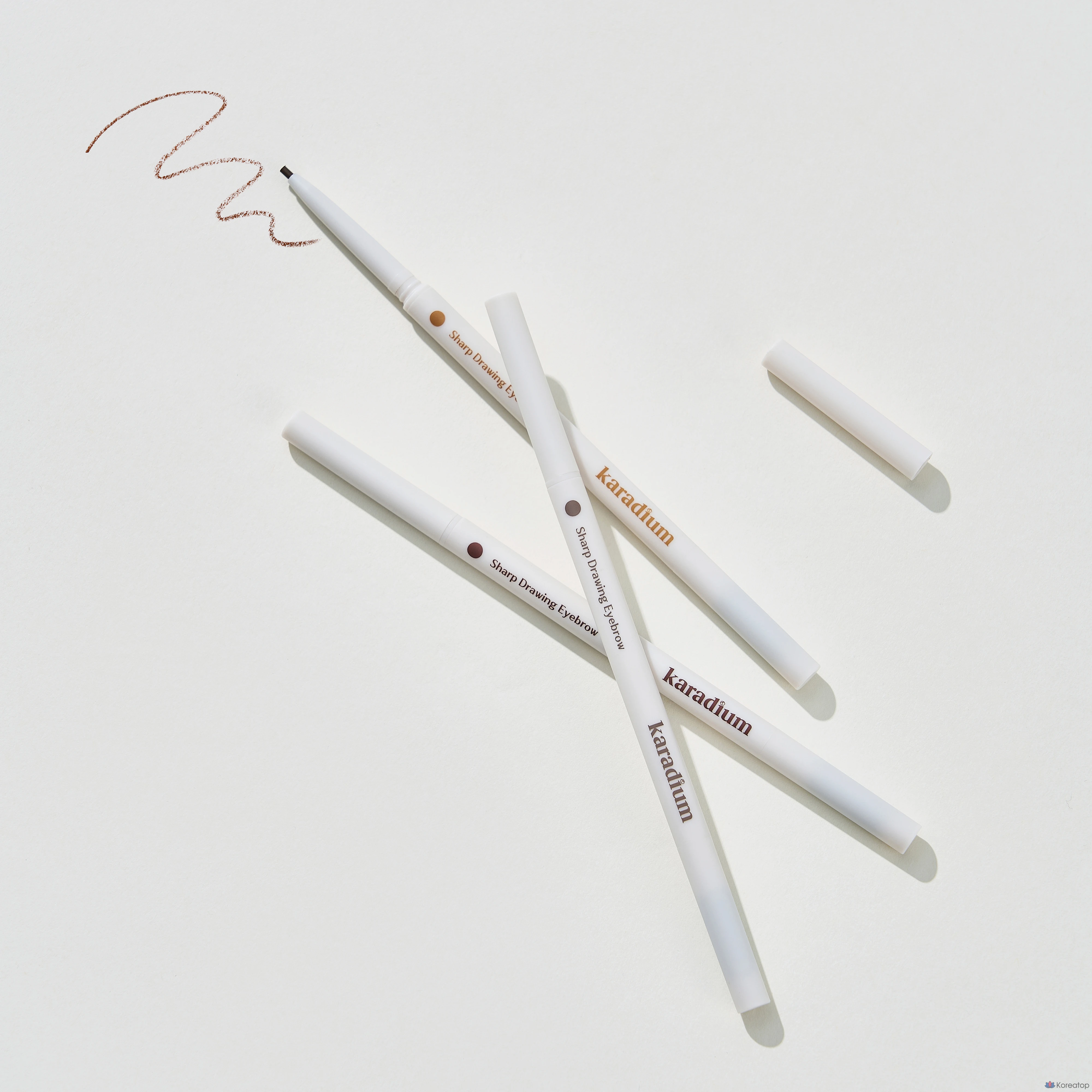 Карандаш для бровей KARADIUM Sharp Drawing Eyebrow, оттенок 02 Taupe Brown, 0.07 г, 1 шт., фото 3