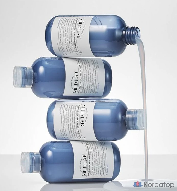 Тонер Mild Lab Real Blue Centella Azulene Essence Toner, 200 мл, 1 шт.