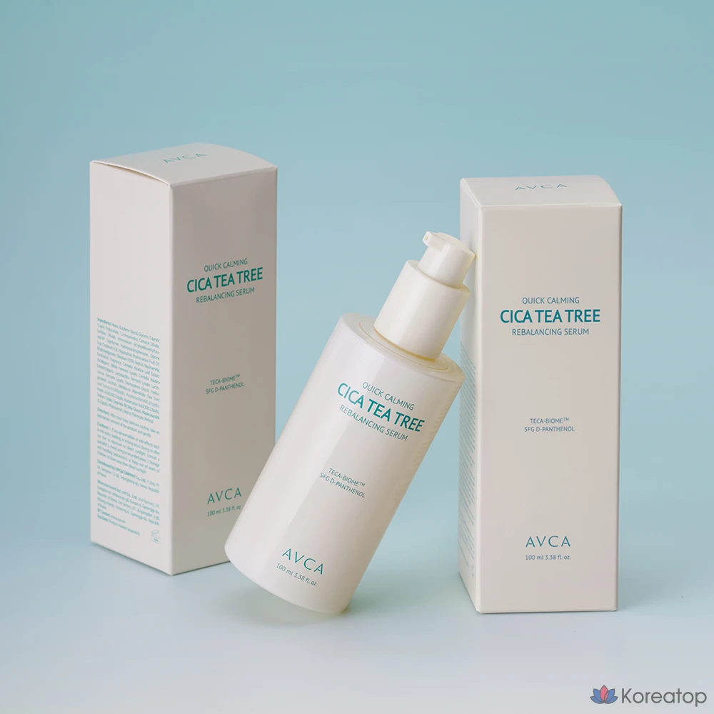 Сыворотка AVCA Quick Calming Cica Tea Tree Rebalancing, 100 мл, 1 шт.