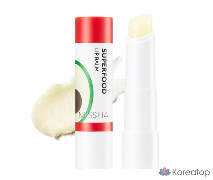 Бальзам для губ Missha Superfood Avocado Moisture Lip Balm, 3.2 г, 1 шт.