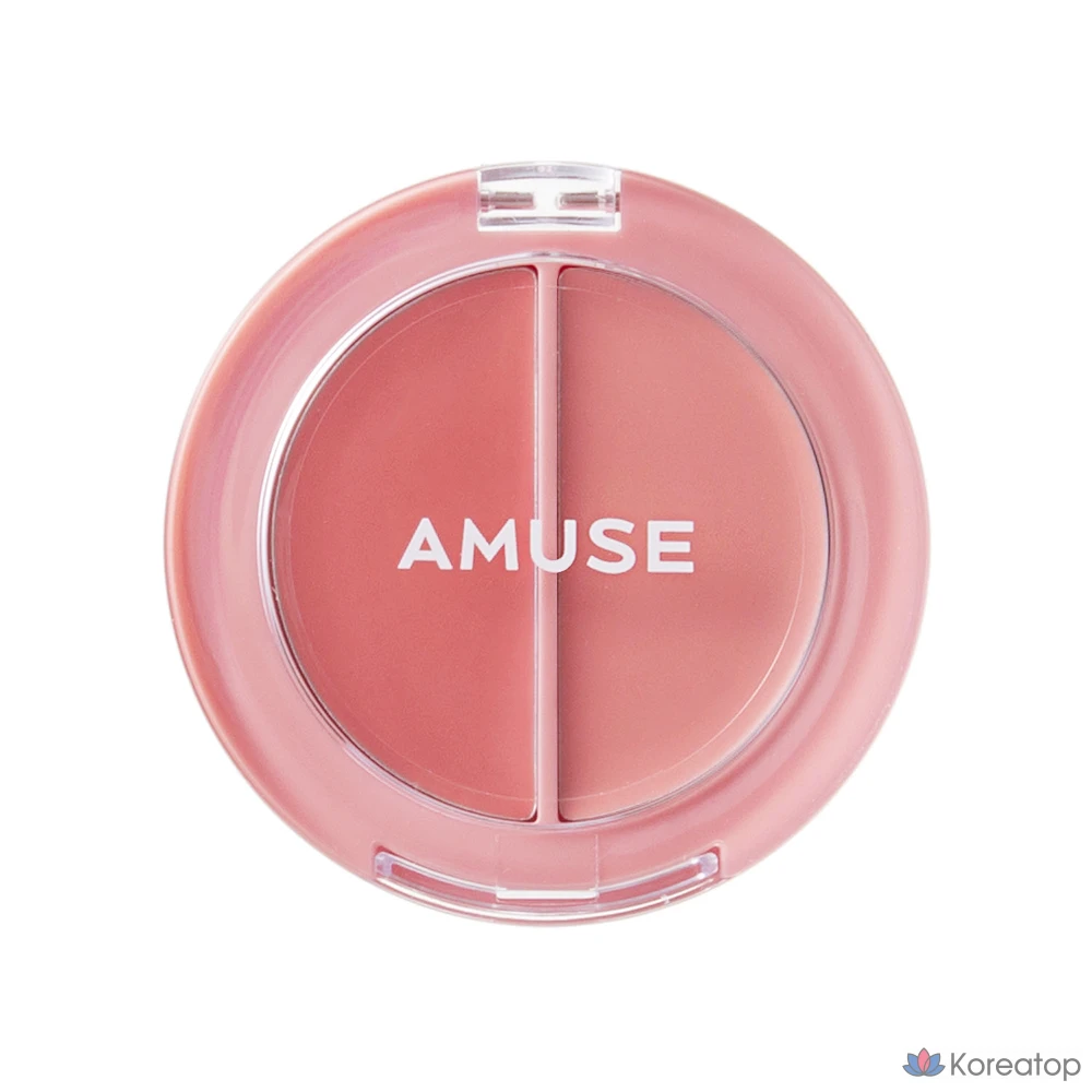 Бальзам для здоровья губ и щек AMUSE, 01 Персик, 3 г, 1 шт