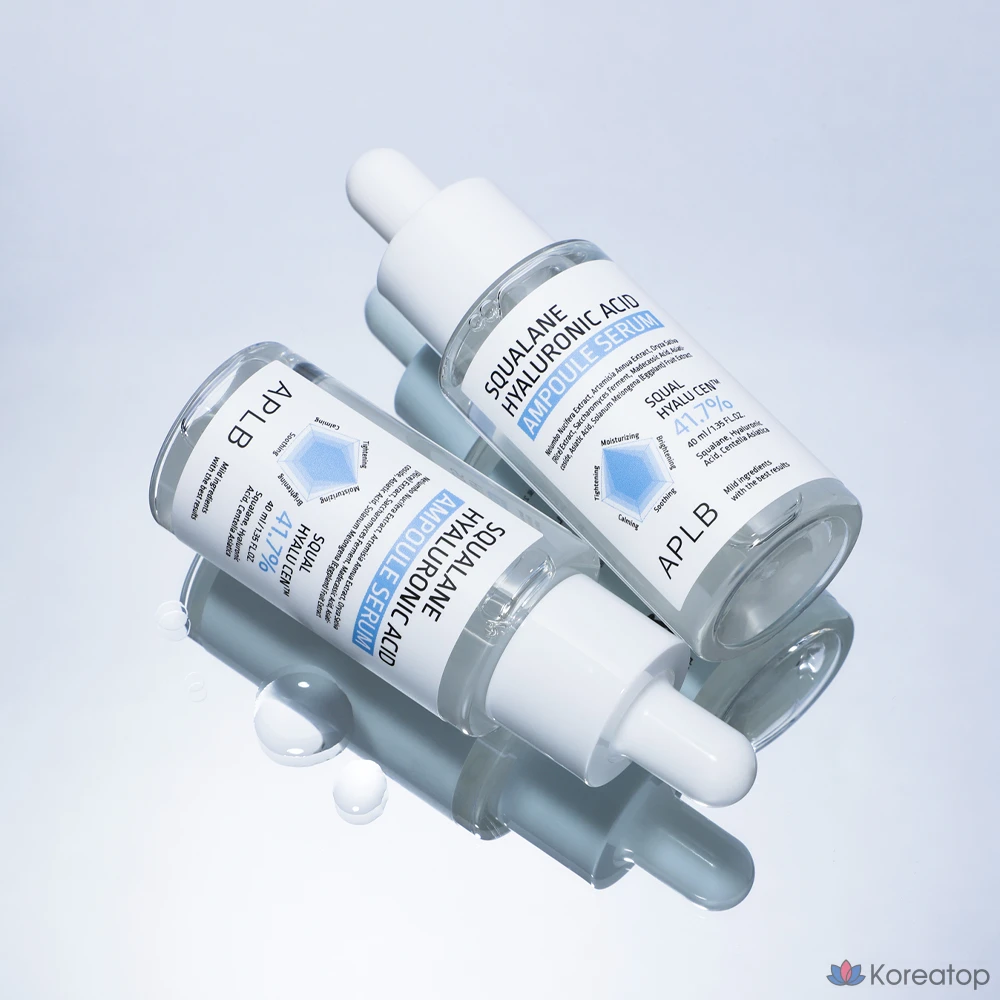 Ампульная сыворотка APLB Squalane Hyaluronic Acid Ampoule Serum, 40 мл, 1 шт.