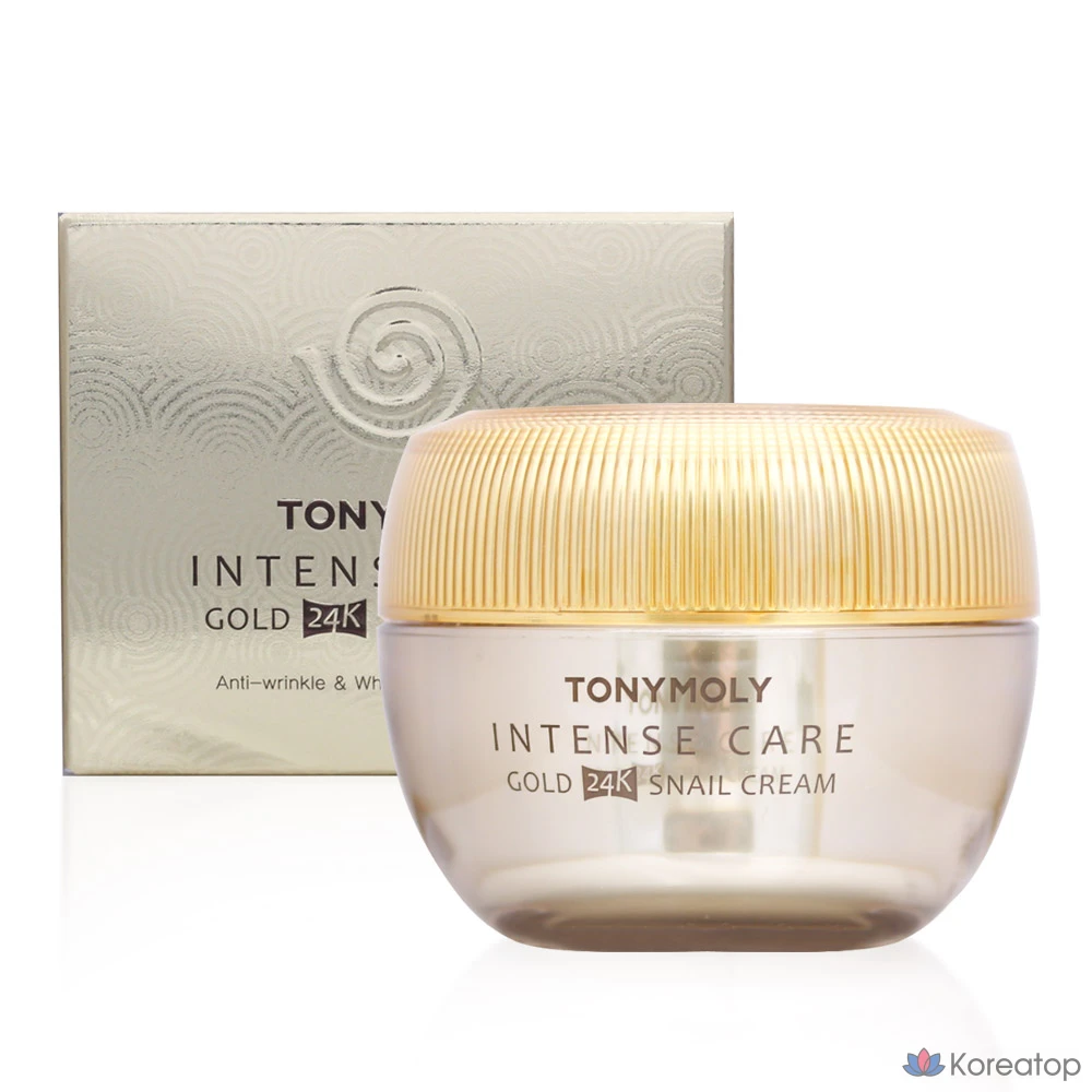 Крем Tony Moly Intense Care Gold 24K Snail Cream, 45 мл, 1 шт.