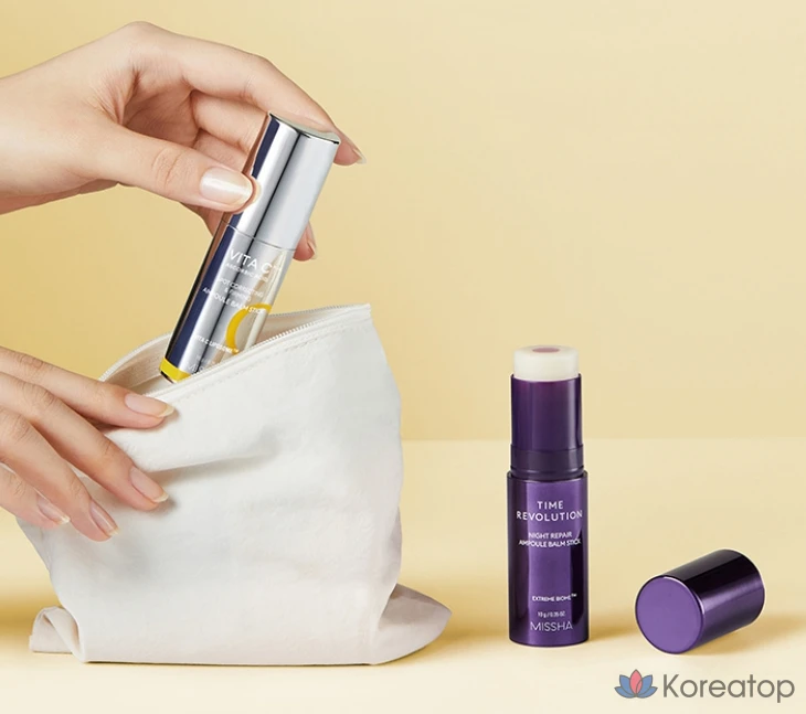 Ампульная сыворотка-бальзам в стике Missha Vita C Plus Jatty C Ampoule Balm Stick, 10 г, 1 шт.