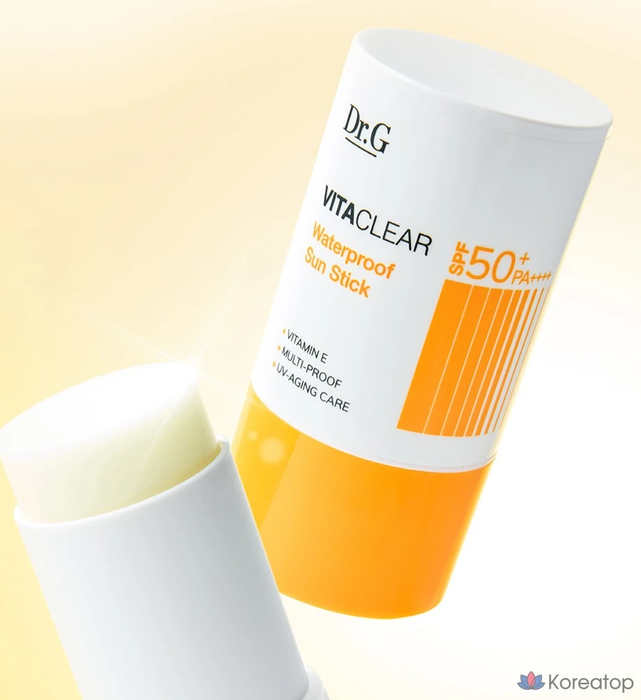 Солнцезащитный стик Dr. G Vita Clear Waterproof Sun Stick SPF50+ PA++++, 21 г, 1 шт.