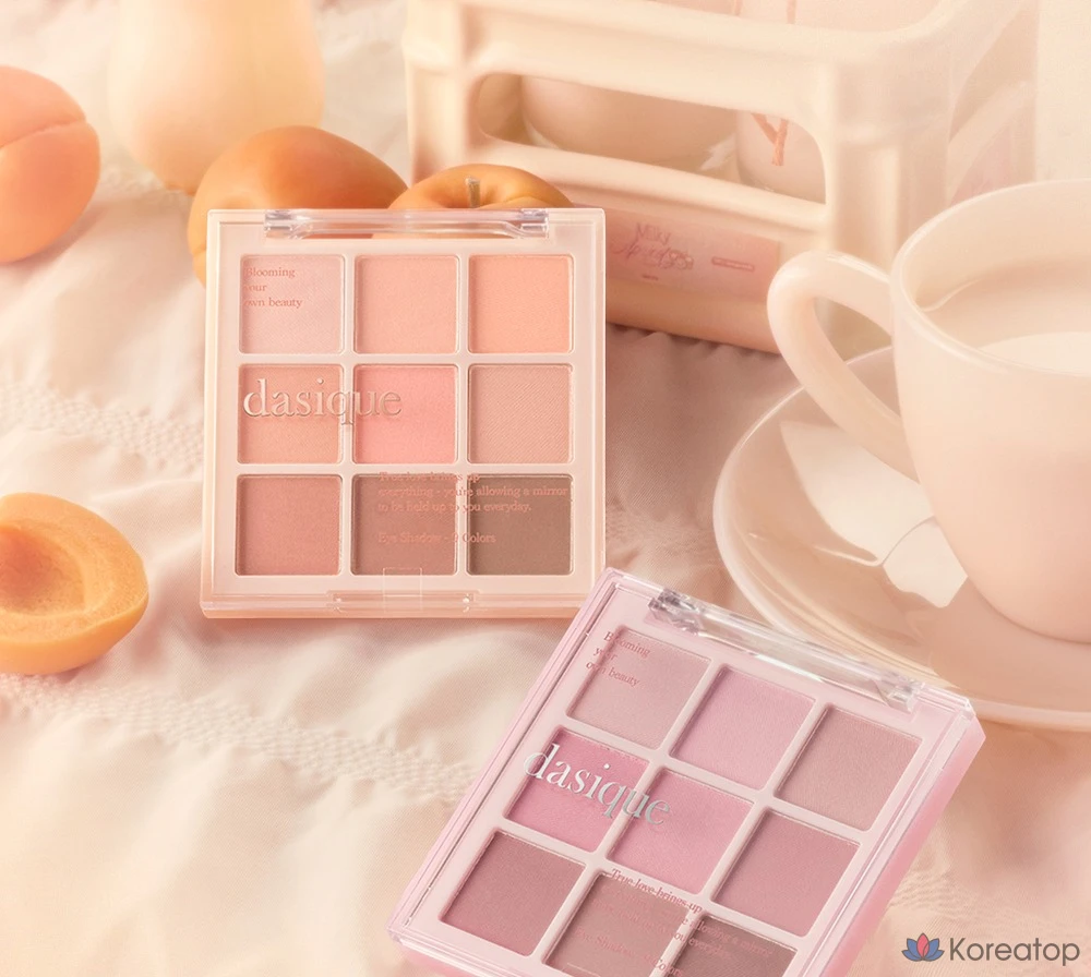 Палитра теней для век Dasique Shadow Palette, оттенок 32 Milky Apricot, 1 шт., фото 9