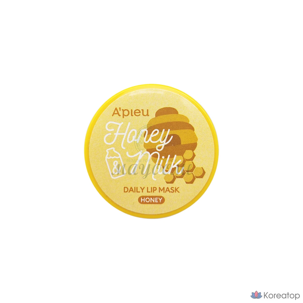 Бальзам для губ A'Pieu Honey & Milk Daily Lip Mask, оттенок Honey, 6 г, 1 шт.