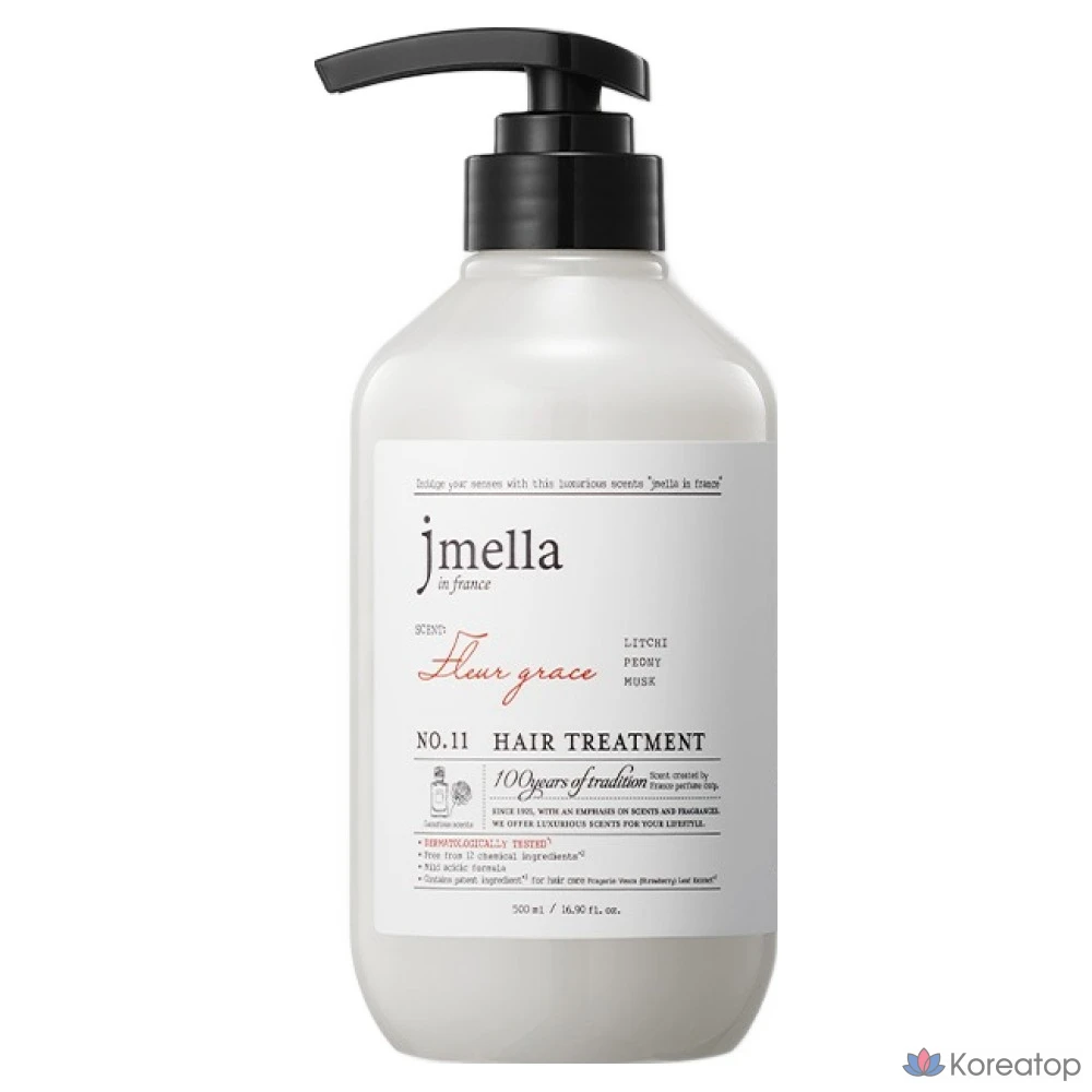 Кондиционер для волос Jmella En France Fleur Grace Hair Treatment Rich &amp; Peony, 500 мл, 1 шт.