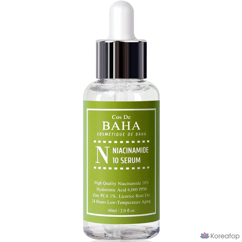 Сыворотка Cos De Baha Niacinamide 10% Zinc 1% Serum, 60 мл, 1 шт., фото 7