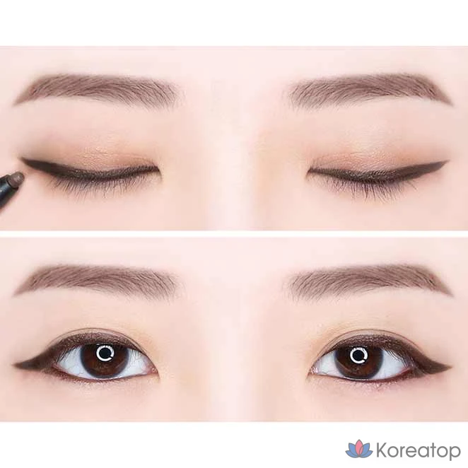 Подводка для глаз гелевая MERZY The First Gel Eyeliner, оттенок G2 Dutch Brown, 0.5 г, 1 шт., фото 5