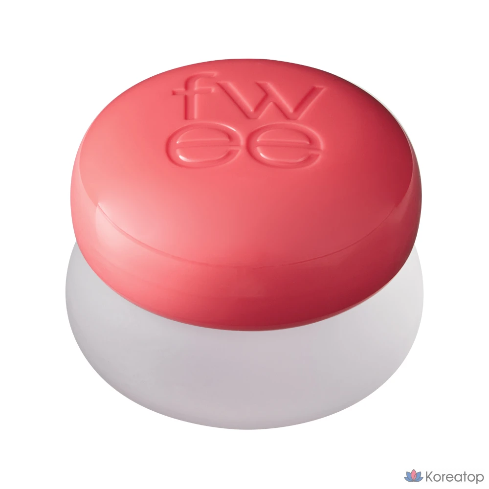 Бальзам для губ и щек fwee Lip & Cheek Blurry Pudding Pot, оттенок PK04 Crush, 5 г, 1 шт.