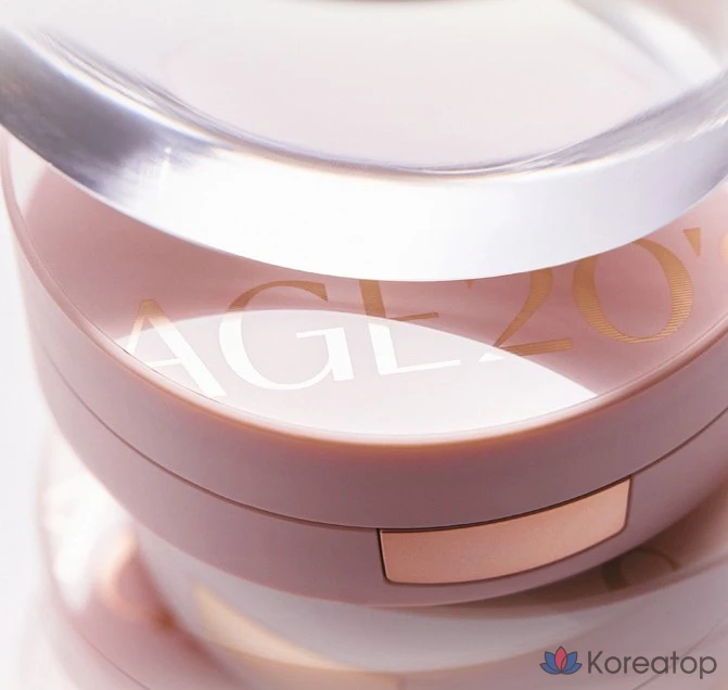Кушон AGE 20S The Origin Essence Pact, оттенок 23 Pink Latte, 12.5 г, 2 шт., фото 6